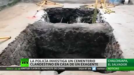 Investigan un cementerio clandestino encontrado en la casa de un expolicia en El Salvador