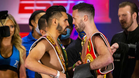 VIDEO: Los campeones invictos del peso wélter protagonizan una trifulca antes de su combate por la unificación del título