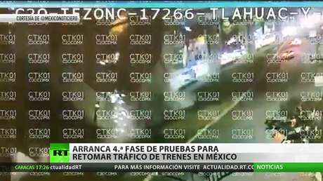 Arranca la cuarta fase de pruebas para retomar el tráfico de trenes en México