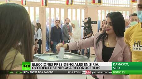 Siria celebra elecciones presidenciales al tiempo que Occidente rechaza reconocerlas