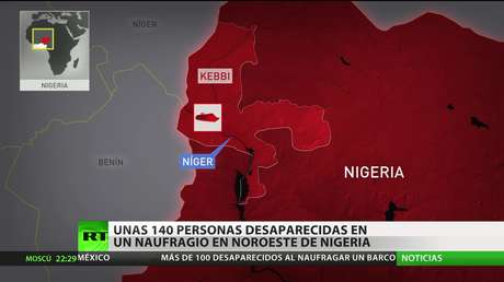 Desaparecen unas 140 personas tras un naufragio en el noroeste de Nigeria