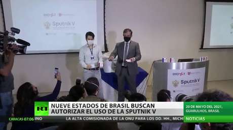 Nueve estados de Brasil buscan autorizar el uso de la vacuna Sputnik V
