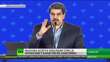 Venezuela: Maduro acepta dialogar con la oposición y reclama el fin de sanciones