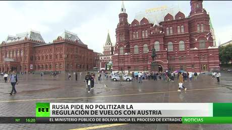 Rusia pide a Austria no politizar la regulación de vuelos