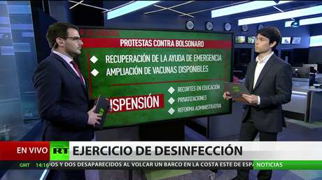 Multitudinarias protestas contra Bolsonaro por la gestión de pandemia en Brasil