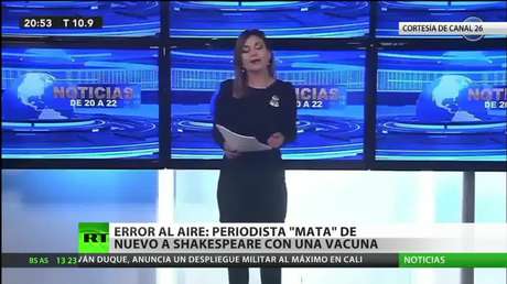 Una periodista argentina 'mata' de nuevo a Shakespeare con una vacuna
