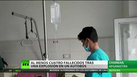 Al menos cuatro fallecidos tras una explosión en un autobús en Afganistán