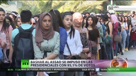 Bashar al Assad se impuso en las presidenciales con más del 95 % de los votos