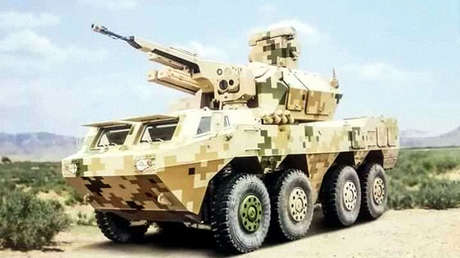 China presenta un nuevo cañón antiaéreo autopropulsado destinado para las tareas de defensa aérea de campo