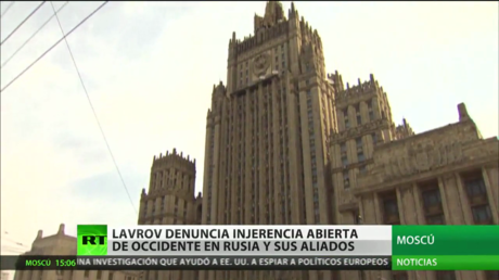 Moscú denuncia una injerencia abierta de Occidente en los asuntos internos de Rusia y sus aliados