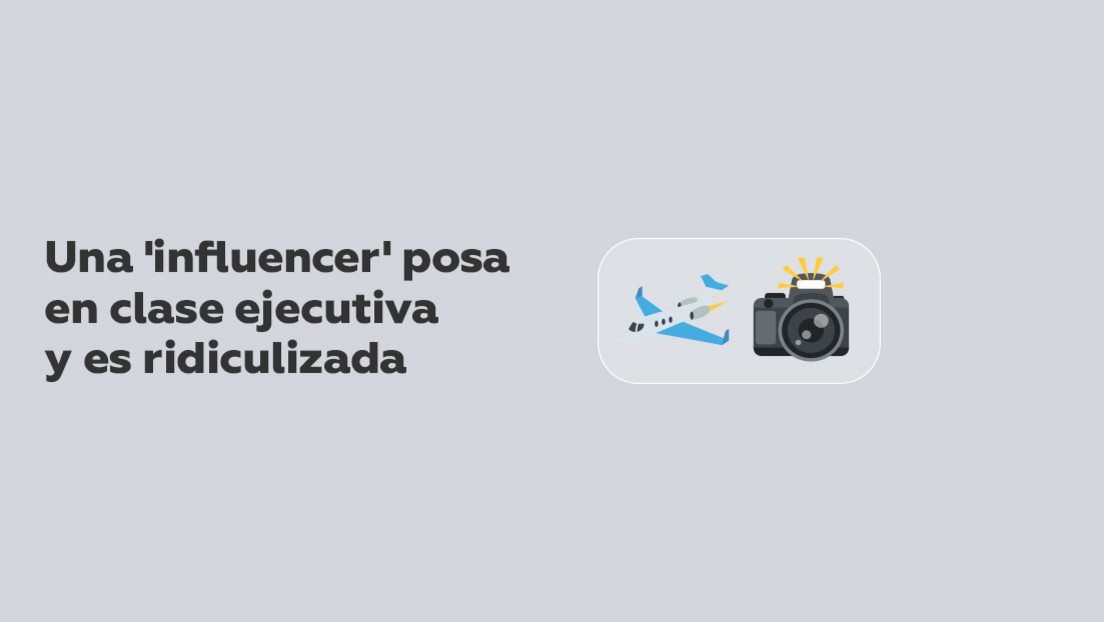 FOTOS: Una 'influencer' posa para Instagram en clase ejecutiva y es ridiculizada al descubrirse que volaba en económica
