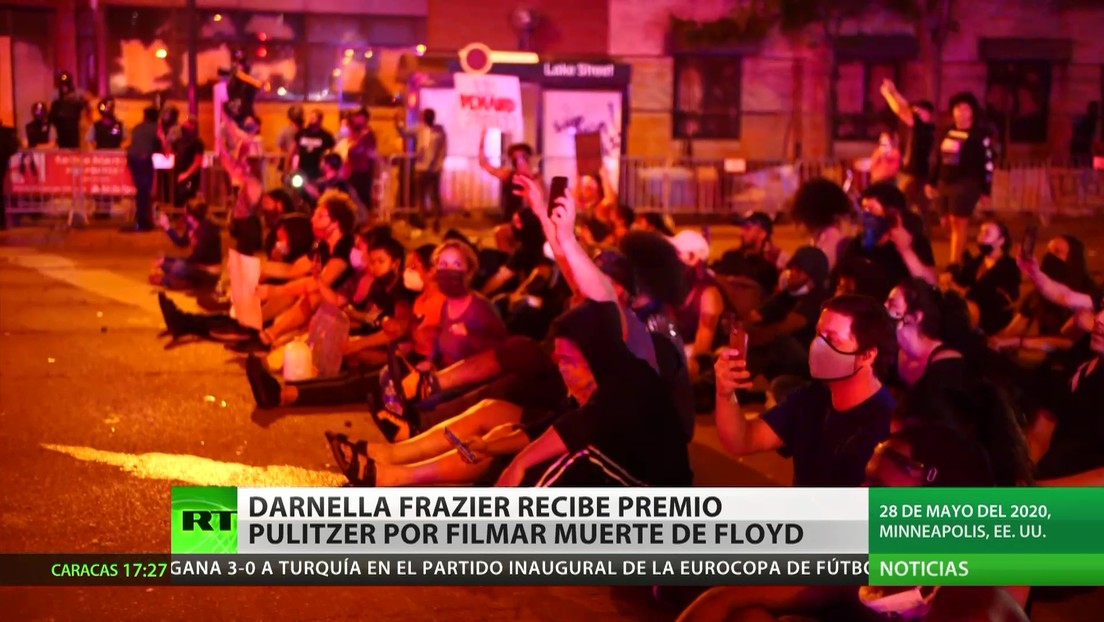 Darnella Frazier recibe premio Pulitzer por filmar la muerte del afroamericano George Floyd