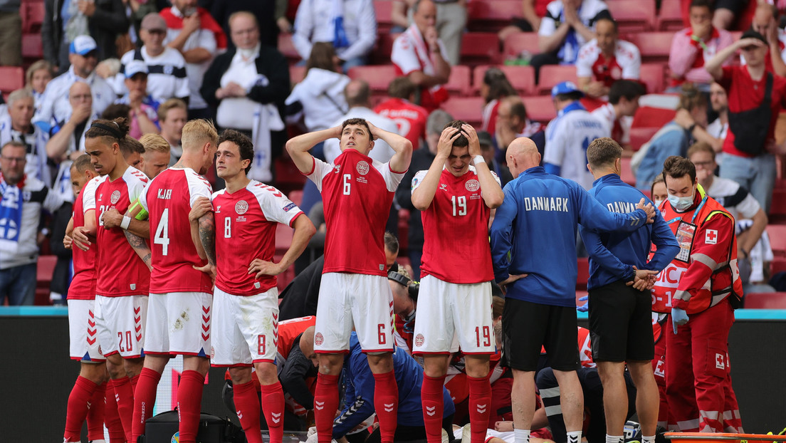 Doctor danés describe los momentos después del colapso de Eriksen