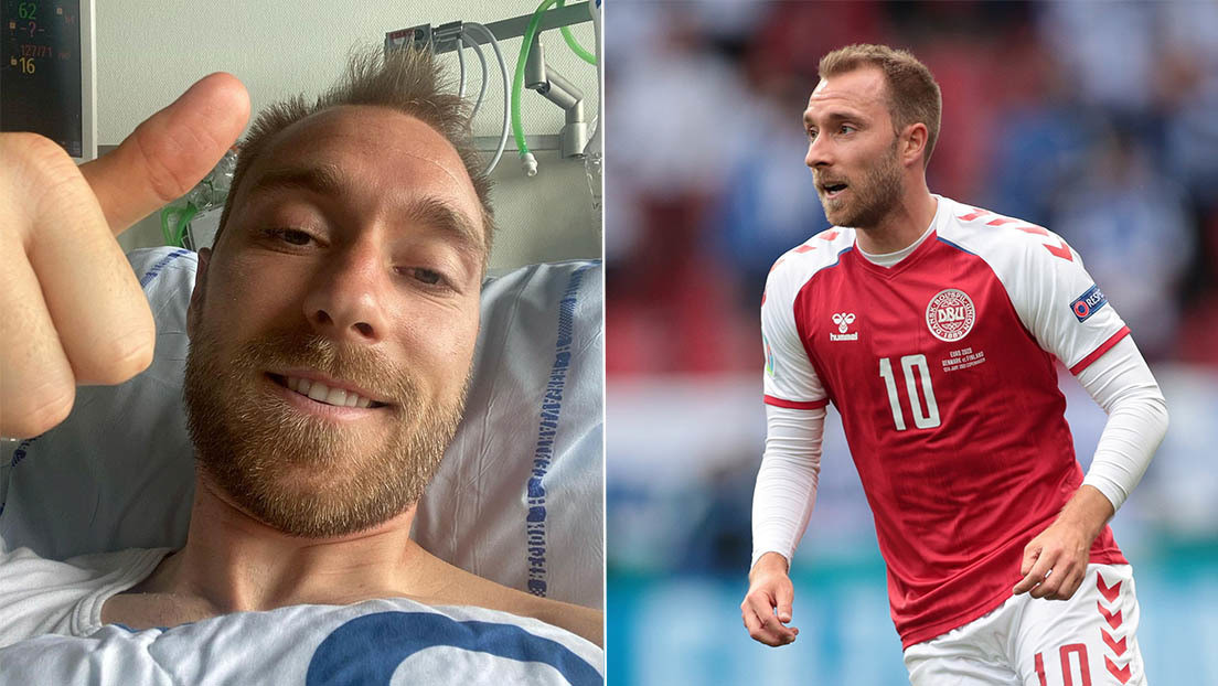 "Operación exitosa": Christian Eriksen recibe el alta tras el paro cardíaco que sufrió en pleno partido de la Eurocopa