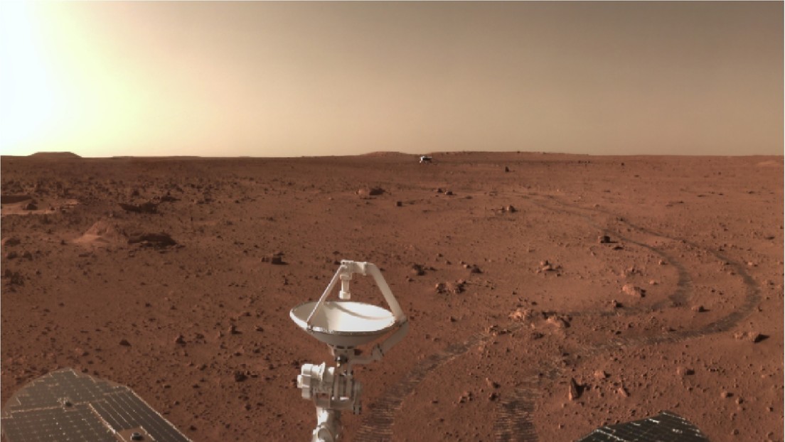 China publica nuevas imágenes a color del aterrizaje y exploración en Marte de su misión Tianwen-1