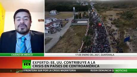 Analista: "EE.UU. es responsable de la desestabilización de muchos de los gobiernos de Centroamérica, que tiene un impacto en la migración"
