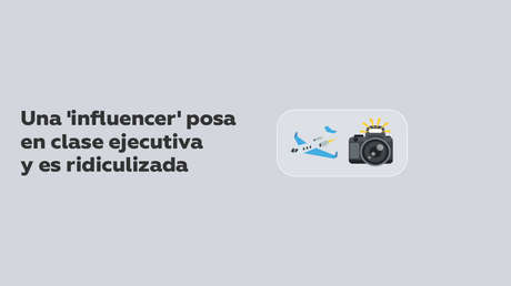 FOTOS: Una 'influencer' posa para Instagram en clase ejecutiva y es ridiculizada al descubrirse que volaba en económica