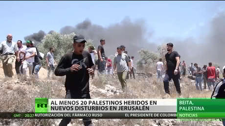 Al menos 20 palestinos resultan heridos en nuevos disturbios en Jerusalén