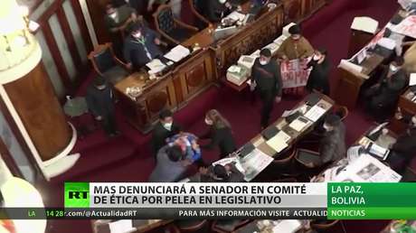 MAS denunciará a un senador en el Comité de Ética por una pelea en el Legislativo