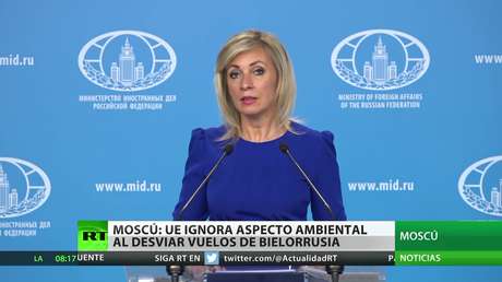 Moscú: La UE ignora los riesgos ambientales al desviar vuelos de Bielorrusia