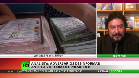 Analista: Adversarios desinforman ante la victoria electoral del partido del presidente de México