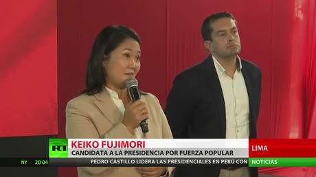 Castillo lidera la segunda vuelta con el 100 % de las actas procesadas