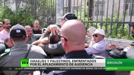 Israelíes y palestinos, enfrentados por el aplazamiento de la audiencia sobre los desalojos