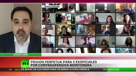 Argentina: Prisión perpetua para cinco exoficiales por el caso 'Contraofensiva Montonera'