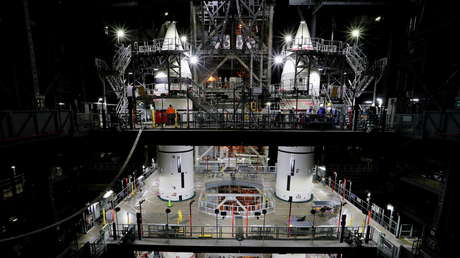 La NASA muestra por primera vez ensamblado su cohete más potente