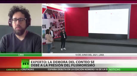 Experto opina que la demora en el conteo de votos en Perú se debe a la presión del fujimorismo