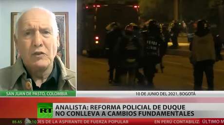 Analista: "La reforma policial en Colombia es solamente un cambio de máscara y no se adentra en los problemas fundamentales"