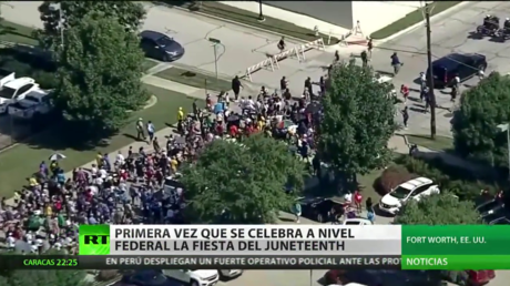 Se celebra por primera vez a nivel federal el 'Juneteenth' en EE.UU.