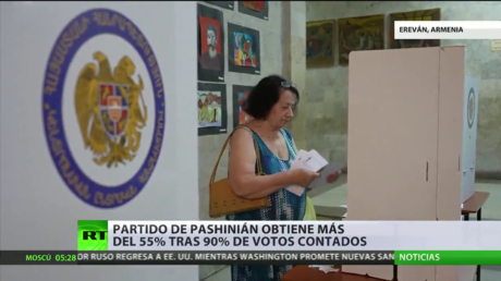 El partido del primer ministro en funciones de Armenia lidera en las elecciones parlamentarias anticipadas, según los primeros resultados