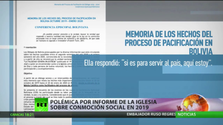 Polémica en Bolivia por el informe de la Iglesia sobre conmoción social en 2019
