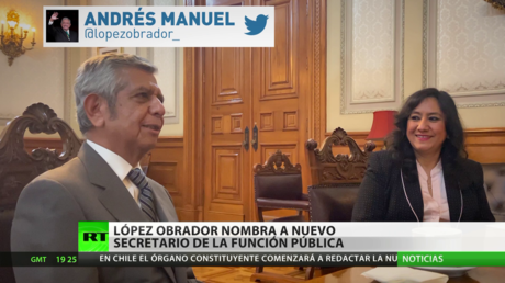 México: López Obrador nombra a nuevo secretario de la Función Pública