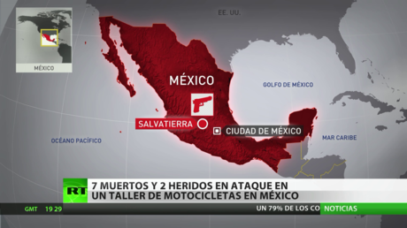 Siete muertos y dos heridos en un ataque armado a un taller de motocicletas en México
