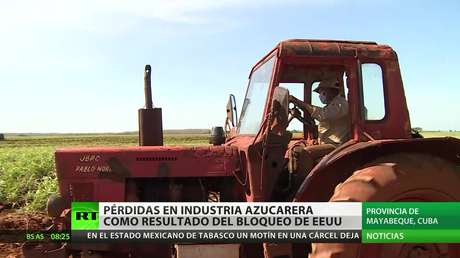 Cuba acumula pérdidas en la industria azucarera por el bloqueo de EE.UU.