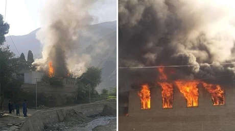 Un hospital afgano con vacunas anticovid se incendia tras un presunto ataque de los talibanes