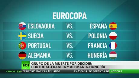El 'grupo de la muerte' por decidir: Portugal-Francia y Alemania-Hungría