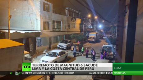 Un terremoto de magnitud 6,0 sacude Lima y la costa central de Perú