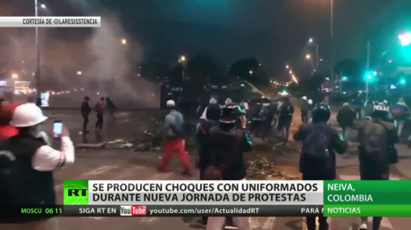 Colombia: Enfrentamientos con las fuerzas de seguridad en una nueva jornada de protestas antigubernamentales