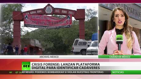 Crisis forense en México: lanzan una plataforma digital para identificar a cadáveres de desaparecidos