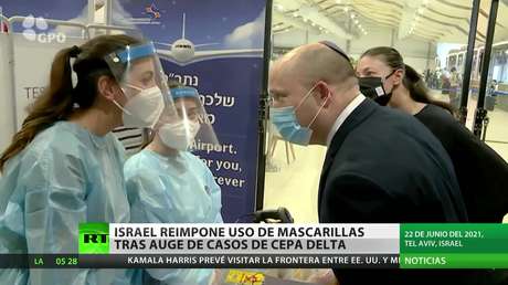 Israel reimpone el uso de mascarillas tras el aumento de casos por la cepa Delta