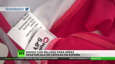 Bikinis con relleno para niñas desatan una ola de críticas en España