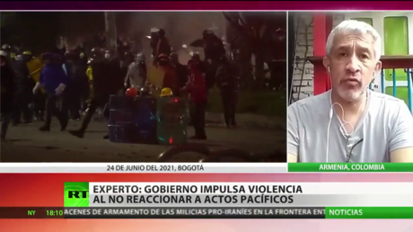 Experto dice que el Gobierno de Colombia impulsa la violencia al desestimar las protestas pacíficas de la ciudadanía