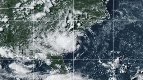 La tormenta tropical Danny se debilita hasta convertirse en depresión tropical tras tocar tierra en Carolina del Sur
