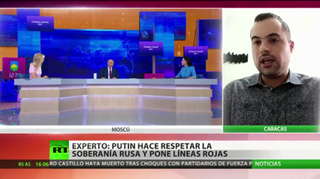 Politólogo afirma que Putin hace respetar la soberanía de Rusia y traza "una línea roja que no puede pasar Occidente"