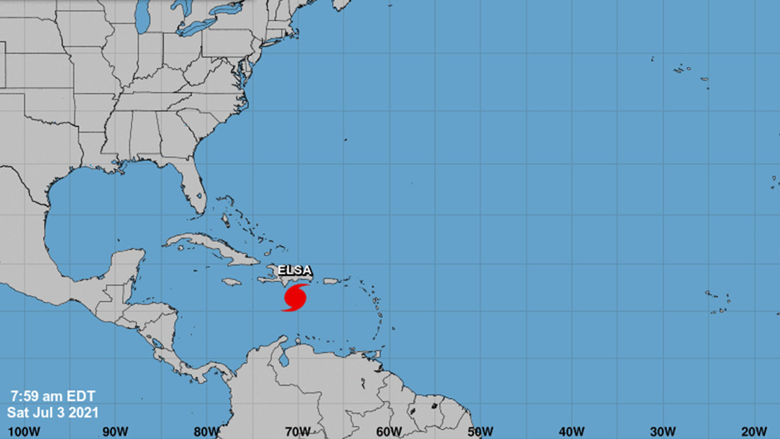 Elsa avanza hacia la costa de La Española y se espera que las condiciones se deterioren en la zona
