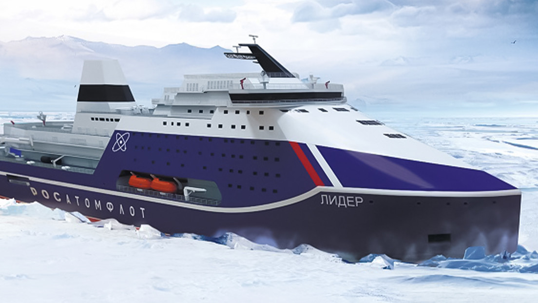 Rusia coloca la quilla del rompehielos más poderoso del mundo