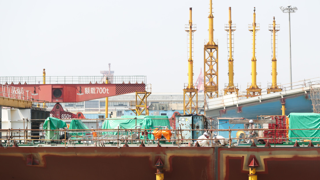 Imágenes satelitales muestran el considerable progreso de China en la construcción de su tercer portaviones